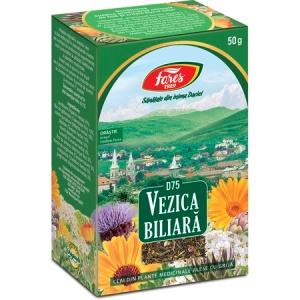 Ceai Vezica Biliară, D75, 50 g, Fares