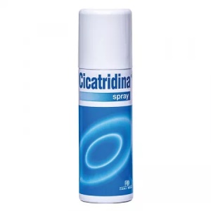Cicatridina, spray pentru îngrijirea pielii și susținerea procesului de cicatrizare, cu acid hialuronic și vitamina E, 125 ml, Farma-Derma Italia