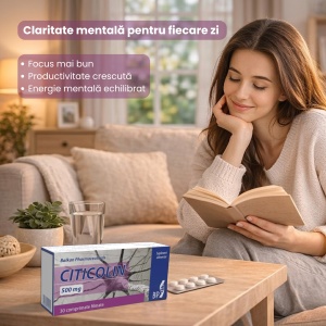 Citicolin, 500 mg, 30 comprimate, Balkan Pharmaceuticals - Img 8