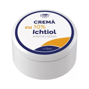 Cremă cu 10% ichtiol, 25 ml, Ceta Sibiu