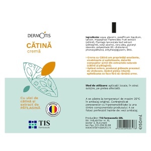 DermoTis Cătină cremă, 50 ml, Tis Farmaceutic - Img 2
