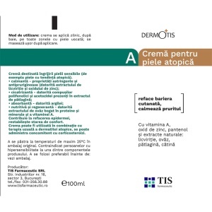 DermoTis cremă pentru piele atopică, 50 ml, Tis Farmaceutic - Img 2