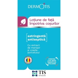 DermoTis Loțiune de față împotriva coșurilor, 60 ml, Tis Farmaceutic - Img 2