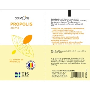 DermoTis Propolis cremă, 50 ml, Tis Farmaceutic - Img 2