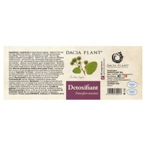 Detoxifiant, 60 comprimate, Dacia Plant - Img 2