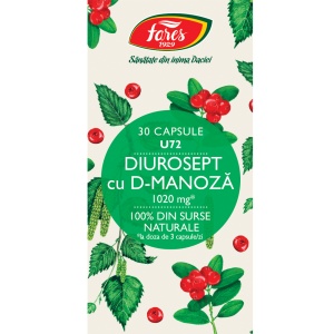 Diurosept cu D-Manoză, 30 capsule, Fares - Img 2