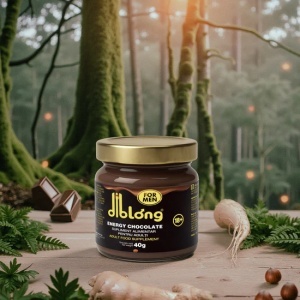 Energy Chocolate For Men ciocolată tartinabilă, 40 g, DIBLONG - Img 3