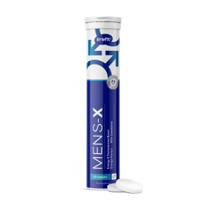 Erefit, Mens-X - supliment alimentar destinat vitalității masculine, 20 tablete efervescente