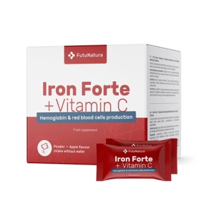 FutuNatura, Iron Forte + Vitamin C - Fier + Vitamina C, 30 de pliculețe