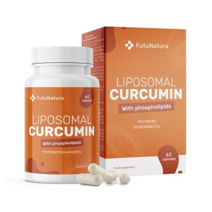 FutuNatura, Liposomal Curcumin - Curcumină lipozomală, 60 capsule - Img 2