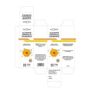 Glicerină cu propolis și gălbenele soluție, 25 ml, Tis Farmaceutic - Img 3