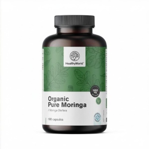 HealthyWorld, Organic Pure Moringa, 180 capsule