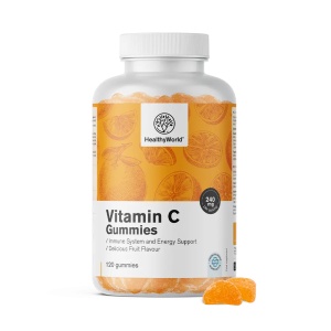 HealthyWorld, Vitamin C Gummies - jeleuri cu Vitamina C, 120 jeleuri