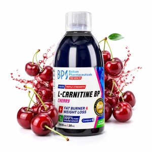 L-Carnitine BP, 500 ml, cireșe, Balkan Pharmaceuticals - Img 2