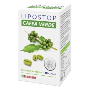 Lipostop Cafea Verde, 30 capsule, Parapharm