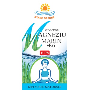 Magneziu marin + B6, F178, 30 capsule, Fares - Img 2