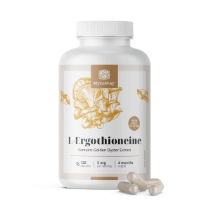 MycoWay, L-Ergothioneine - L-Ergotioneină, 120 capsule - Img 2