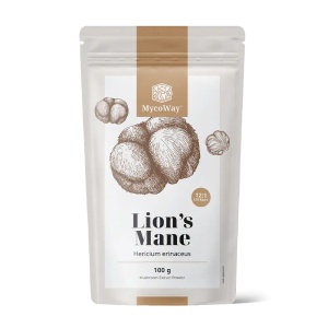 MycoWay, Lion's Mane - coama leului pulbere, 100 g
