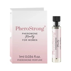 PheroStrong Beauty, mostră parfum cu feromoni pentru femei, cu note de mandarină, iasomie și vanilie, 1 ml, Medica-Group