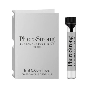 PheroStrong Exclusive For Men, mostră parfum cu feromoni pentru bărbați, cu note de bergamotă, piper și lavandă, 1 ml, Medica-Group