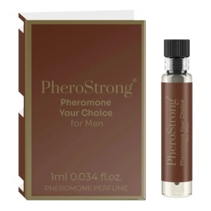 PheroStrong J, mostră parfum cu feromoni pentru bărbați, cu note de iris nobil, ambră gri și ienupăr de Virginia, 1 ml, Medica-Group