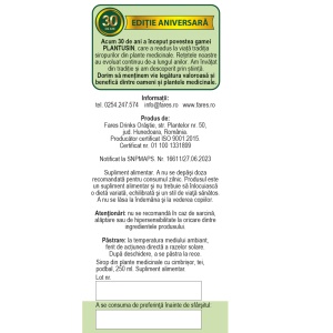 Sirop Plantusin Forte, R25, 250 ml, Fares - Img 4