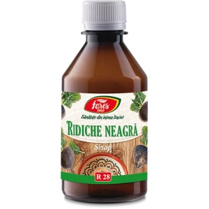 Sirop Ridiche Neagră, R28, 250 ml, Fares