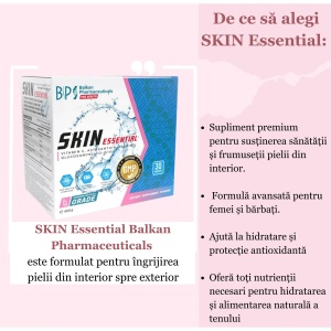 Skin Essential Colagen Hidrolizat, 30 plicuri, Balkan Pharmaceuticals - Img 9