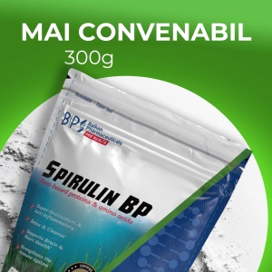 Spirulin BP, pulbere, 300 g, 60 porții, Balkan Pharmaceuticals - Img 3