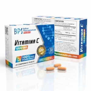 Vitamina C 1000 mg, 30 comprimate, Balkan Pharmaceuticals - Img 2