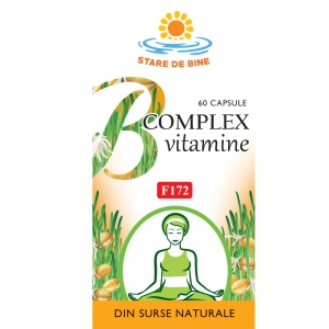 Vitamine naturale B Complex, F172, 60 capsule, Fares - Img 2