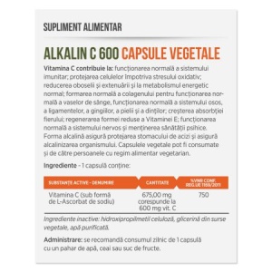 Alkalin C, 600 mg, 30 capsule, Parapharm - Img 2