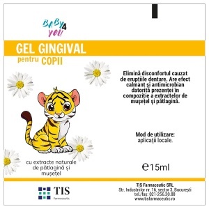 Baby4You gel gingival pentru copii, 15 ml, Tis Farmaceutic - Img 3