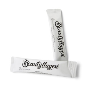 Beautyllagen® Colagen Marin 5.000 mg, cu Acid Hialuronic și Biotină, susține elasticitatea pielii, părul și unghiile, aromă de portocală, 30 plicuri, Pharmaverum - Img 3