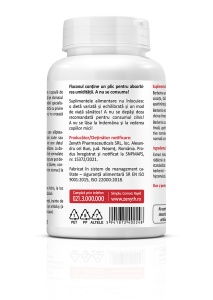 Berberină 500 mg, extract standardizat 98%, ajută la menținerea glicemiei în limite normale, susține metabolismul glucidelor și grăsimilor, 60 capsule, Zenyth - Img 4