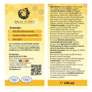 Calmotusin Sirop cu Miere, 100 ml, Dacia Plant - Img 2