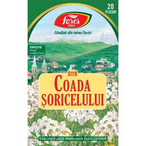 Ceai Coada Șoricelului D 119, 20 plicuri, Fares - Img 2