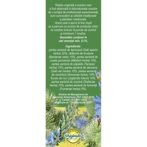 Ceai curățarea sângelui, P125, 50 g, Fares - Img 3