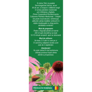 Ceai de Echinacea F186, 50 g, Fares - Img 2