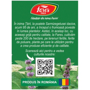 Ceai de Mentă D 125, 20 plicuri, Fares - Img 3