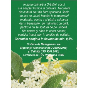 Ceai de Soc R39, susține sănătatea căilor respiratorii, contribuie la eliminarea excesului de apă din organism, 20 plicuri, Fares - Img 4