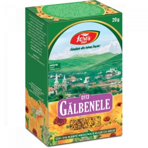 Ceai flori de Gălbenele D113, 20 g, Fares
