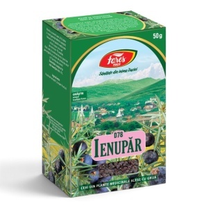 Ceai fructe de Ienupăr D78, contribuie la eliminarea apei din organism, susține funcționarea normală a rinichilor și tractului urinar, 50 g, Fares