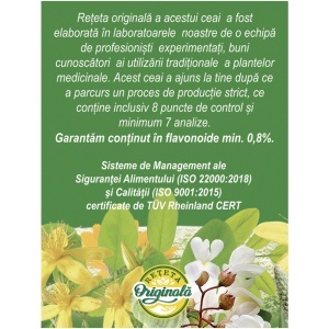 Ceai Gastric D40, 20 plicuri, Fares - Img 3