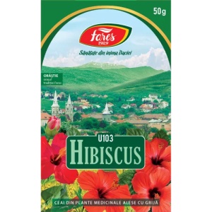 Ceai Hibiscus, U103, 50g, Fares - Img 2