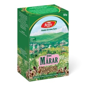 Ceai Mărar fructe D144, susține digestia și confortul digestiv, contribuie la susținerea lactației, 50 g, Fares