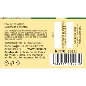 Ceai Passiflora N 154, 30 g, Fares - Img 5