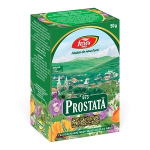 Ceai Prostata G73, ajută la menținerea unui flux urinar normal și susține sănătatea prostatei și confortul urinar, 50 g, Fares