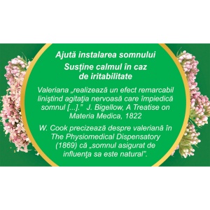 Ceai Valeriană, N153, 50 g, Fares - Img 4