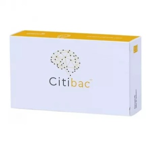 Citibac, ajută la susținerea memoriei și concentrării, contribuie la funcționarea cognitivă normală, 30 capsule, Naturpharma